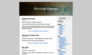 Dictionarexpresii.wordpress.com thumbnail