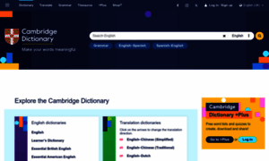 Dictionary.cambridge.org 