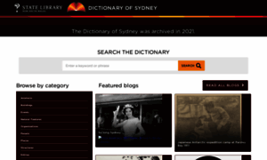 Dictionaryofsydney.org thumbnail