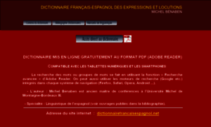 Dictionnairefrancaisespagnol.net thumbnail