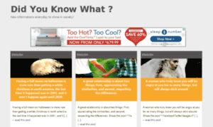 Didyouknowwhat.com thumbnail