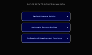 Die-perfekte-bewerbung.info thumbnail