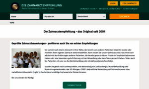 Die-zahnarztempfehlung.com thumbnail