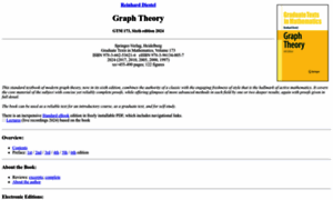 Diestel-graph-theory.com thumbnail