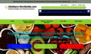 Dietitiansworldwide.com thumbnail