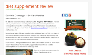 Dietsupplementreview.net thumbnail