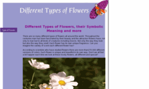 Different-types-of-flowers.com thumbnail