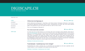 Digiscape.ch thumbnail