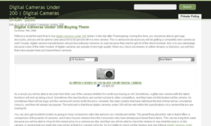 Digitalcamerasunder200.com thumbnail