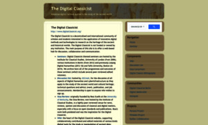 Digitalclassicist.org thumbnail