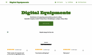 Digitalequipments.business.site thumbnail