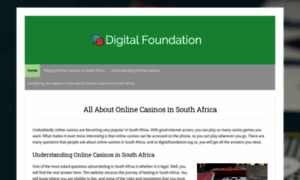 Digitalfoundation.org.za thumbnail