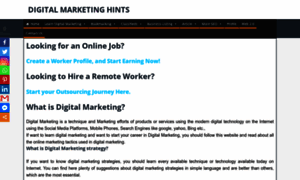 Digitalmarketinghints.com thumbnail