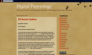 Digitalpapyrology.blogspot.com thumbnail