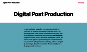 Digitalpostproduction.it thumbnail