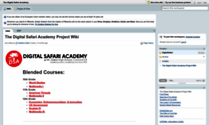 Digitalsafari.pbworks.com thumbnail