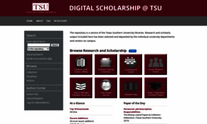Digitalscholarship.tsu.edu thumbnail