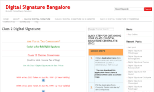 Digitalsignaturebangalore.co.in thumbnail