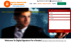 Digitalsignatureforetender.com thumbnail