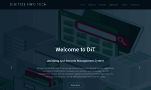 Digitizeinfotech.com thumbnail