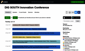 Digsouthinnovationconferenc2017.sched.com thumbnail