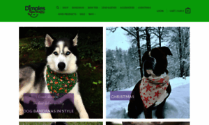 Dimples-dogbandanas.com thumbnail