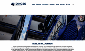 Dinges-logistics.de thumbnail