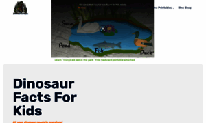 Dinosaurfactsforkids.com thumbnail