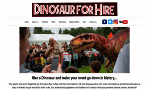 Dinosaurforhire.com thumbnail