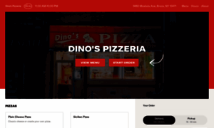 Dinospizzeriamenu.com thumbnail