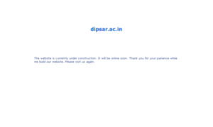 Dipsar.admissionhelp.com thumbnail