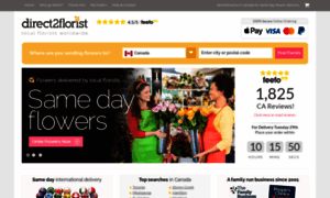 Direct2florist.ca thumbnail