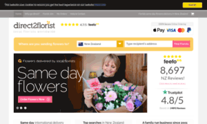 Direct2florist.co.nz thumbnail