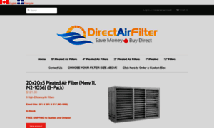 Directairfilter.com thumbnail