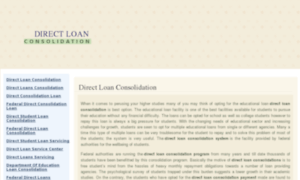 Directloan-consolidation.com thumbnail