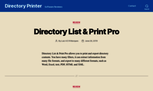 Directory-printer.com thumbnail