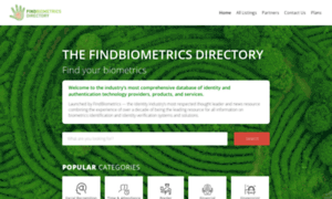 Directory.findbiometrics.com thumbnail