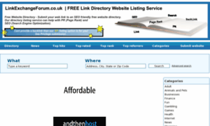Directory.linkexchangeforum.co.uk thumbnail