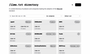 Directory.llmstxt.cloud thumbnail