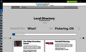 Directory.pickeringdirect.info thumbnail