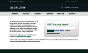 Directory.usf.edu thumbnail