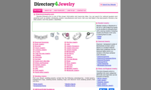 Directory4jewelry.com thumbnail