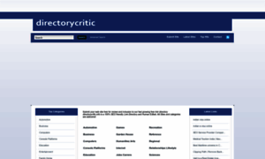 Directorycritic.info thumbnail