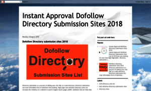 Directorysitesdofollow.blogspot.com thumbnail