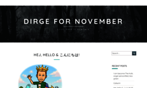 Dirgefornovember.com thumbnail