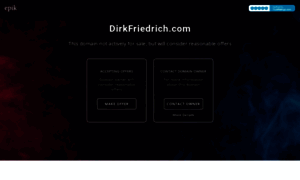 Dirkfriedrich.com thumbnail