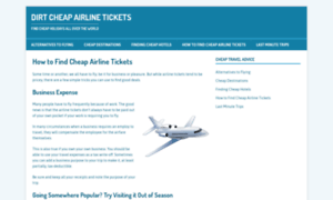 Dirtcheapairlineticket.org thumbnail