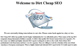 Dirtcheapseo.com thumbnail