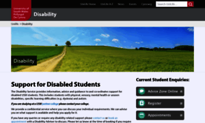 Disability.southwales.ac.uk thumbnail