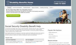 Disabilitybenefitshome.com thumbnail